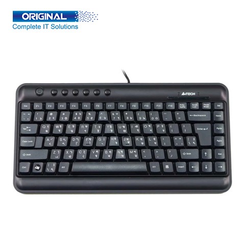 A4 Tech KLS-5 USB Mini Multimedia Keyboard With Bangla