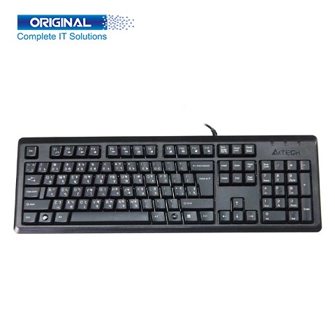 A4 Tech KRS-92 Black USB Natural-A FN Keyboard