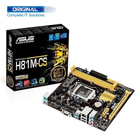 Asus H81M-CS mATX DDR3 Intel 4th Gen LGA1150 Socket Motherboard