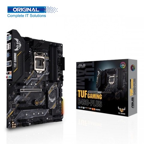 Asus TUF B460-Plus DDR4 10th Gen Intel ATX Gaming Motherboard