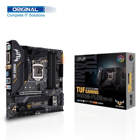 Asus TUF B460M-Plus Wi-Fi DDR4 10th Gen Intel Micro ATX Gaming Motherboard