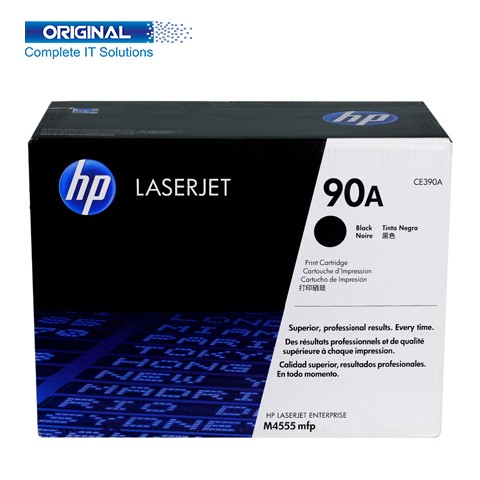 HP 90A Black Original LaserJet Toner (CE390A)