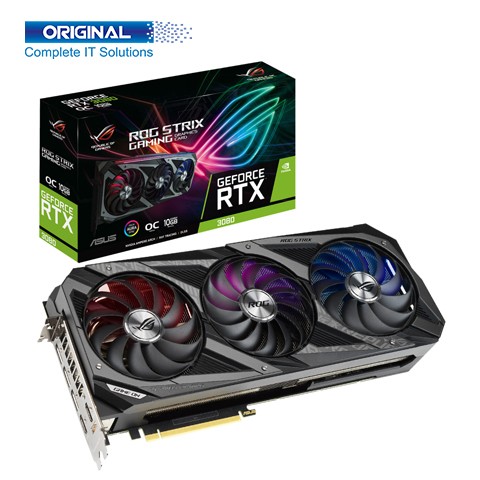 Asus ROG STRIX RTX3080 OC Edition 10GB GDDR6X Gaming Graphics Card