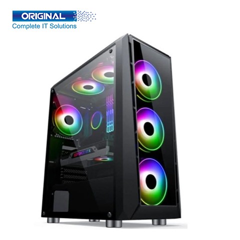 Safeway DeepForce MTG-1923 RGB Mid Tower E-ATX Gaming Casing