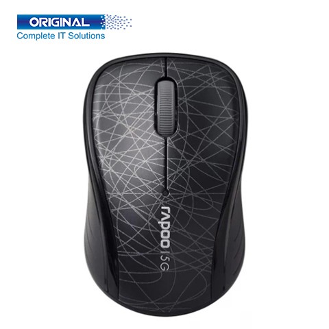 Rapoo 3100P 5GHz Wireless Optical Black Mouse