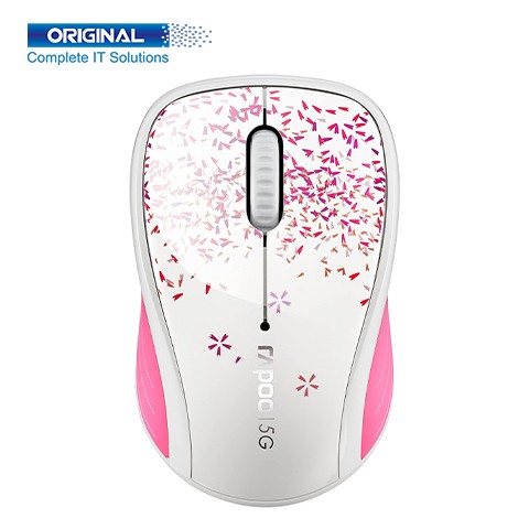 Rapoo 3100P 5GHz Wireless Optical Milky White Mouse