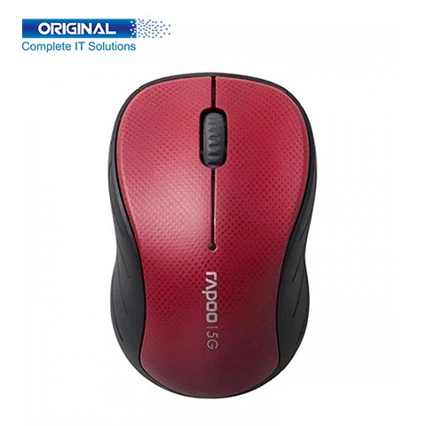 Rapoo 3000P 5GHz Wireless Optical Red Mouse