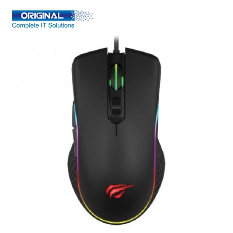 Havit MS1006 RGB Backlit Wired Black Optical Gaming Mouse