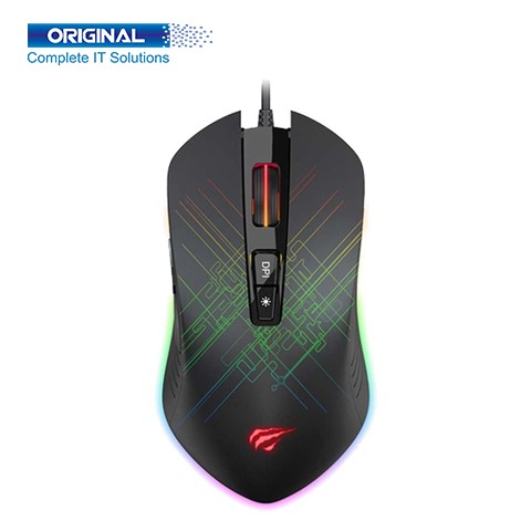 Havit MS1019 RGB Wired Black Optical Gaming Mouse