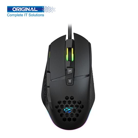 Havit MS1022 RGB Backlit Wired Black Gaming Mouse