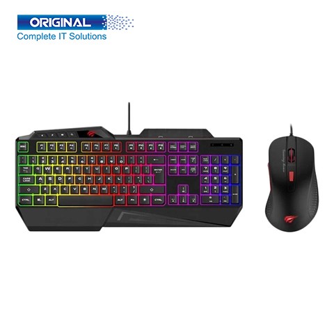 Havit kb852cm Wired Backlit Gaming Keyboard & Mouse Combo