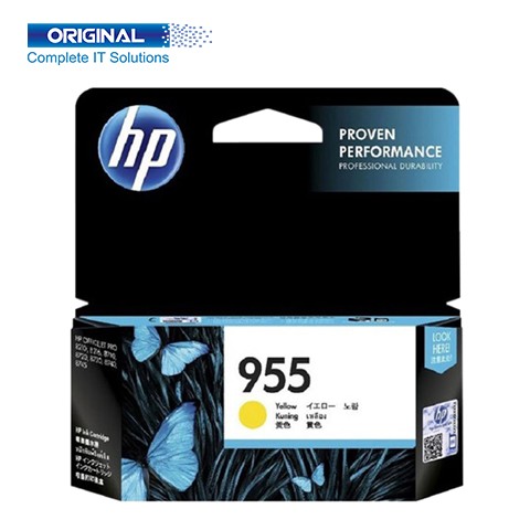 HP 955 Yellow Original Ink Cartridge (L0S57AA)