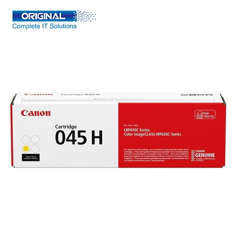 Canon 045H Yellow Original Color Laser Toner