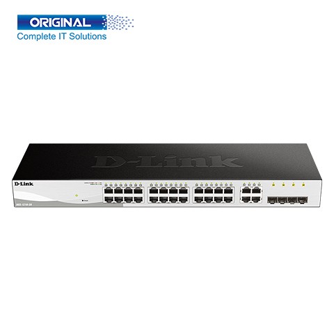 D-Link DGS-1210-28 28-Port Gigabit Smart Managed Switch