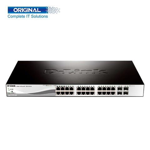 D-Link DGS-1210-28P 28-Port Gigabit Smart Managed PoE Switch