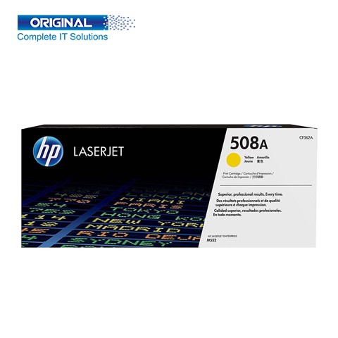 HP 508A Yellow Original Color LaserJet Toner (CF362A)