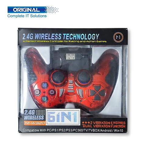 Best Quality N1-W320 6 in 1 2.4ghz Wireless Gamepad