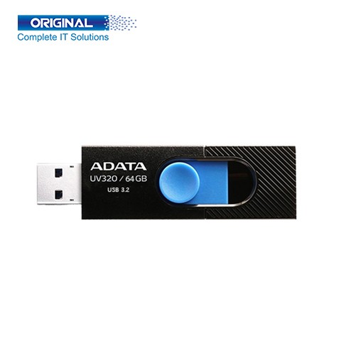 Adata 64GB UV320 Black Blue USB 3.2 Pen Drive