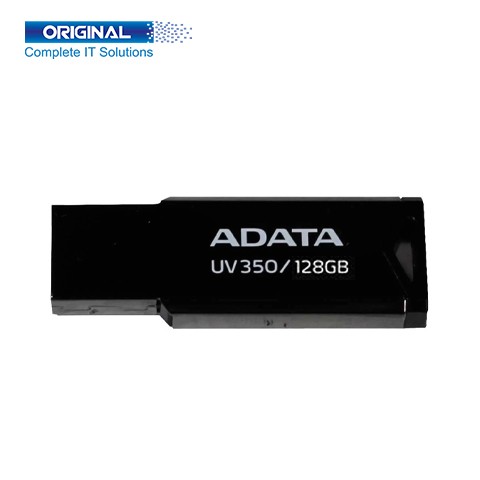 Adata 128GB UV350 Black USB 3.2 Metal Body Pen Drive