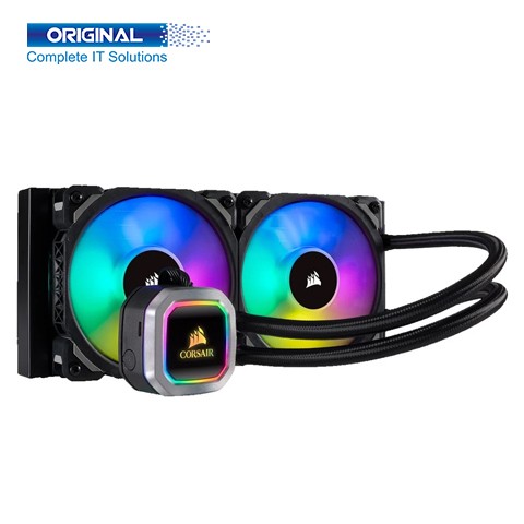 Corsair Hydro Series H100i RGB PLATINUM 240mm CPU Cooler (CW-9060039-WW)