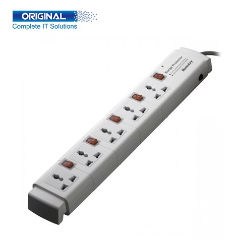 Huntkey PZC504 FivePorts Surge Protection 3 Line PowerStrip