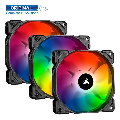 Corsair SP120 PRO RGB Triple Fan Kit Casing Cooling Fan (CO-9050094-WW)