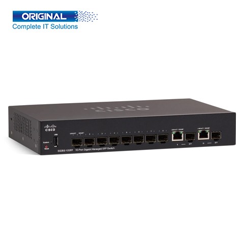 Cisco SG350-10SFP-K9-EU 10-Port Gigabit Managed SFP Switch