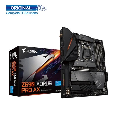 GIGABYTE Z590 AORUS PRO AX 10th-11th Gen Intel Wi-Fi ATX Gaming Motherboard