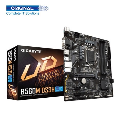 Gigabyte B560M DS3H DDR4 10th & 11th Gen Intel Micro ATX Motherboard