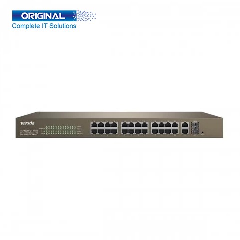 Tenda TEF1226P 24-Port 10-100Mbps +2GE Gigabit Smart PoE Switch