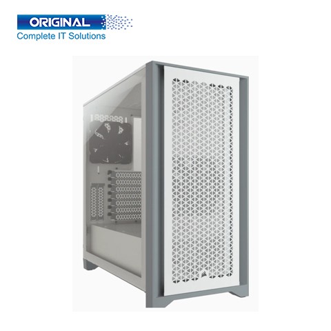 Corsair 4000D Airflow Tempered Glass Mid-Tower ATX Casing White