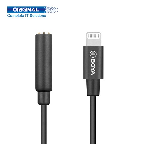 BOYA BY-K3 3.5mm TRRS To Lightning Audio Adapter