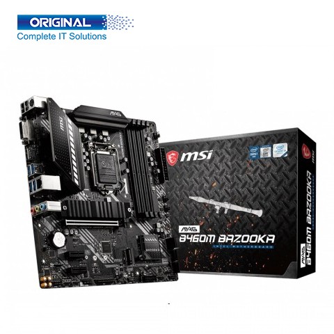 MSI MAG B460M BAZOOKA 10th Gen DDR4 Intel LGA1200 Motherboard