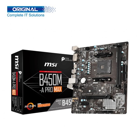 MSI B450M-A PRO MAX AMD AM4 Socket DDR4 Motherboard