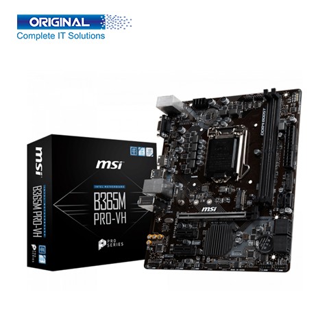 MSI B365M Pro-VH 8th and 9th Gen  DDR4 LGA 1151 MICRO-ATX Motherboard