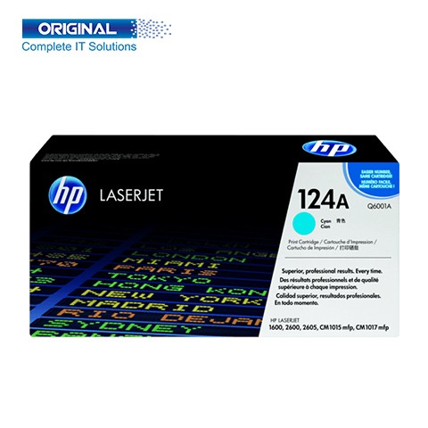 HP 124A Cyan Original Color LaserJet Toner (Q6001A)