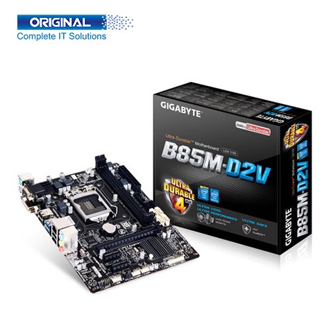 Gigabyte B85M D2V DDR3 4th Gen Intel LGA1150 Socket Motherboard