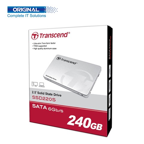 Transcend SSD220S 240GB 2.5 Inch 6GB/s Sata Solid State Drive