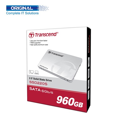 Transcend SSD220S 960GB 2.5 Inch 6GB/s Sata Solid State Drive