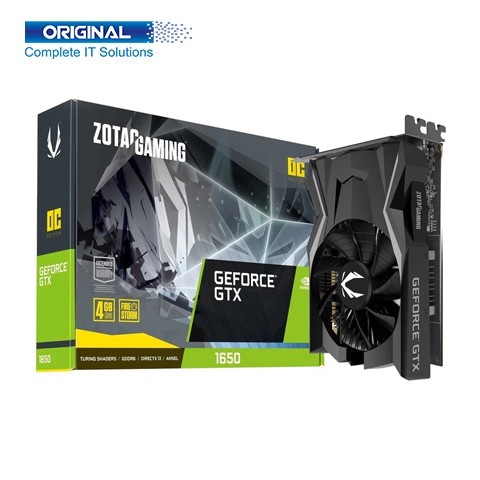 ZOTAC GAMING GeForce GTX 1650 OC 4GB GDDR6 NVIDIA Graphics Card