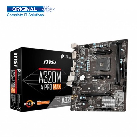 MSI A320M-A PRO MAX AMD AM4 Socket DDR4 Motherboard