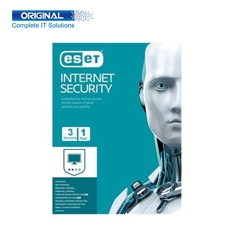 Eset Internet Security 3 User For 1 Year