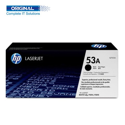 HP 53A Black Original LaserJet Toner  (Q7553A)