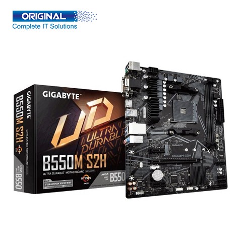 GIGABYTE B550M S2H  MICRO ATX DDR4 AM4 AMD Mainboard Socket