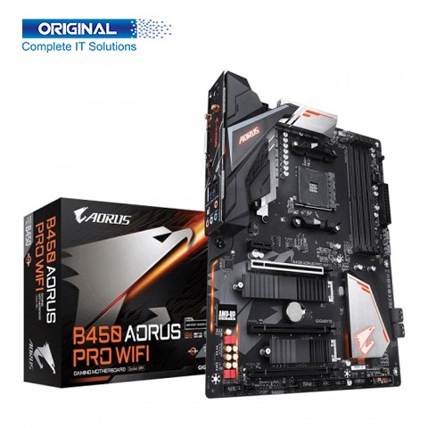 Gigabyte B450 AORUS PRO Wi-Fi AM4 Socket AMD Motherboard