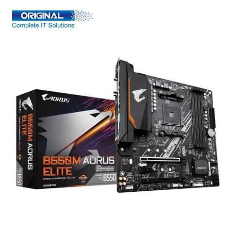 Gigabyte B550M Aorus Elite Ultra Durable AM4 Micro ATX AMD Gaming Motherboard