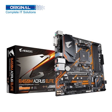 Gigabyte B450M AORUS ELITE DDR4 Micro ATX AMD Gaming Motherboard