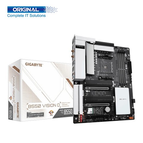 Gigabyte B550 Vision D AMD 3rd Gen Wi-Fi ATX Motherboard