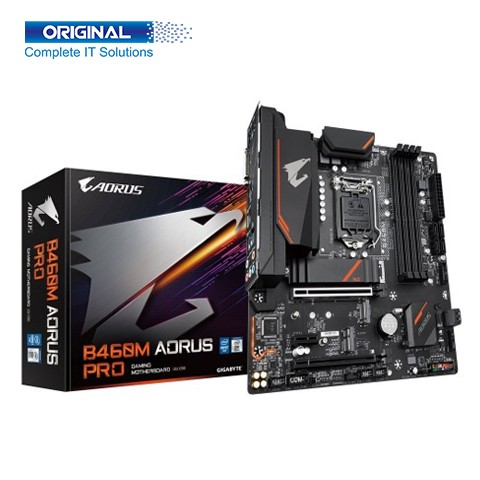 Gigabyte B460M Aorus Pro DDR4 10th Gen Intel LGA1200 Socket Micro-ATX Motherboard