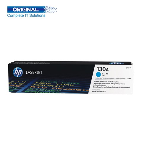 HP 130A Cyan Original Color LaserJet Toner (CF351A)